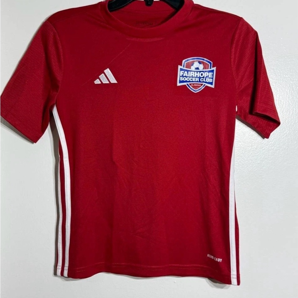 NWT Adidas Kid's Fair Hope Soccer Club T Shirt Size 11-12Y